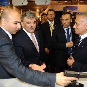 President Gul Visited Our Booth